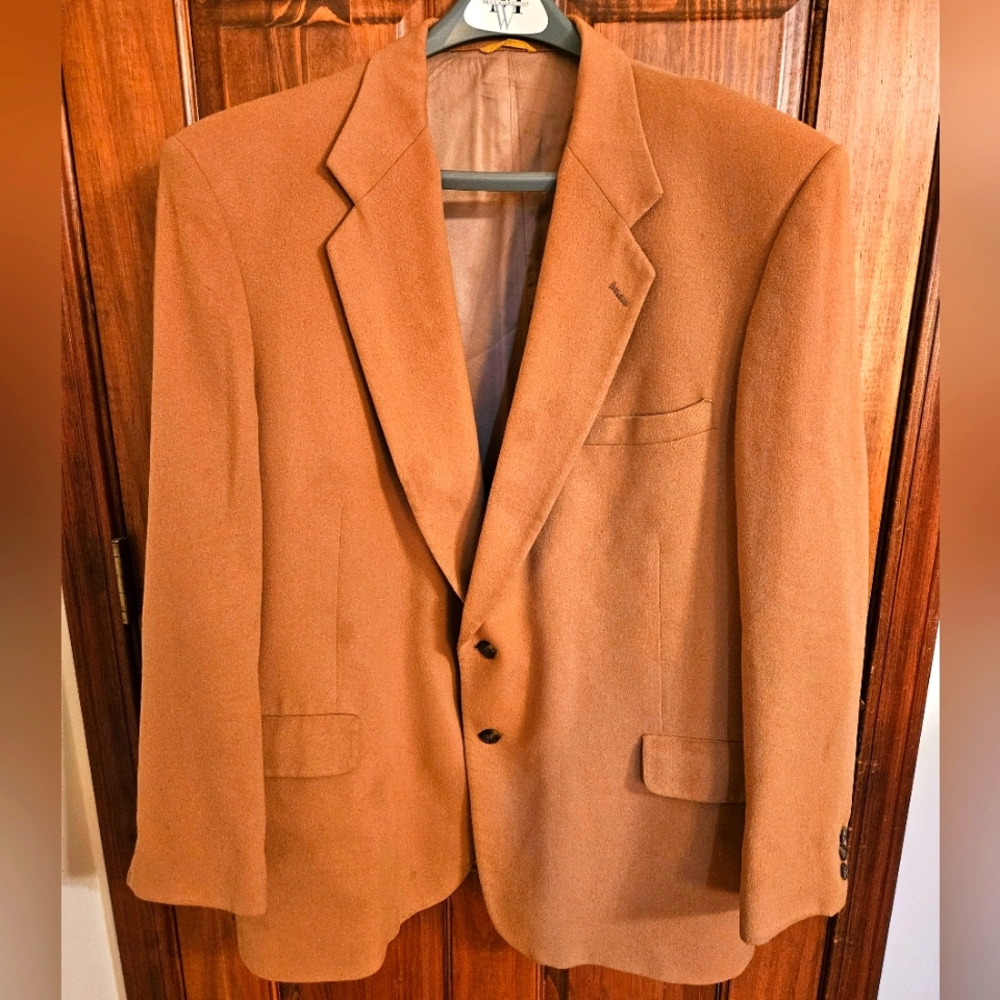 Men's Tan Cashmere Blazer